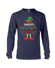 Santa's Favorite Bartender Long Sleeve Tee thumbnail