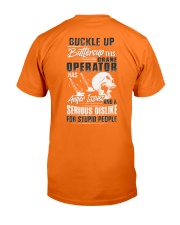 Crane Operator: Serious dislike for Stupidity Classic T-Shirt thumbnail