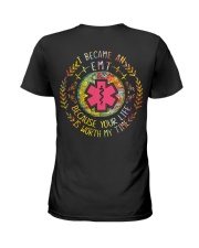 EMT because it is worth my time Ladies T-Shirt tile