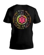 EMT because it is worth my time V-Neck T-Shirt tile