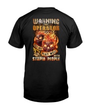 Operator: Warning for Stupid People Premium Fit Mens Tee thumbnail