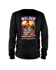 Welder: Straight hustle all day every day Long Sleeve Tee thumbnail