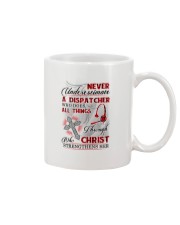 Never Underestimate a Dispatcher Mug tile