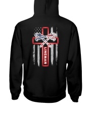 Proud American Lineman Flag Hooded Sweatshirt tile