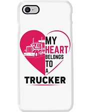 My heart belongs to a trucker Phone Case i-phone-7-case