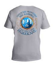 Childcare Providers:sunshine mixed with hurricane V-Neck T-Shirt thumbnail