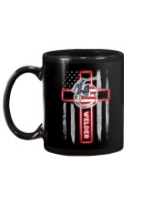 Proud American Welder Flag Mug tile