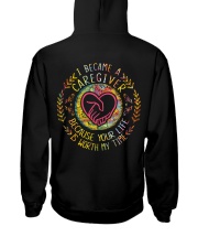 Caregiver because Your life is worth my time Hooded Sweatshirt tile