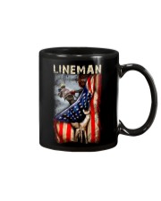 Proud American Lineman Flag Mug thumbnail