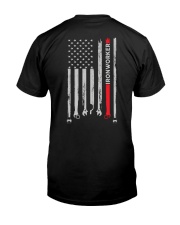 Proud American Ironworker Flag Classic T-Shirt thumbnail