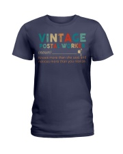 Vintage Postal Worker Ladies T-Shirt front