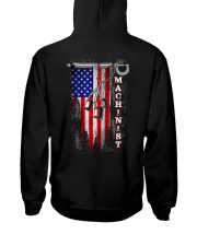 Proud American Machinist Flag Hooded Sweatshirt thumbnail