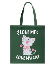 Love my cat Tote Bag tile