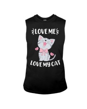 Love my cat Sleeveless Tee tile