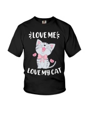 Love my cat Youth T-Shirt tile
