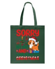 My cat and I have plans this Christmas Tote Bag tile