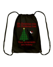 Christmas tree Drawstring Bag tile