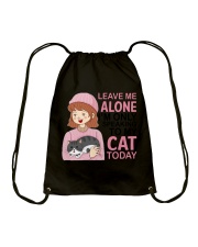 Leave me alone Drawstring Bag tile