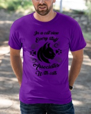 Associates with cats Classic T-Shirt apparel-classic-tshirt-lifestyle-front-50