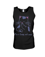 Lazy cat mom Unisex Tank tile