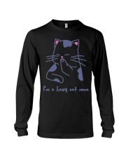 Lazy cat mom Long Sleeve Tee tile