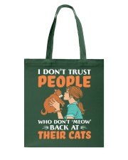 Meow back at their cats Tote Bag tile