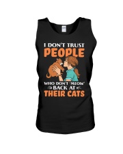 Meow back at their cats Unisex Tank tile