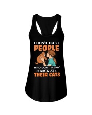 Meow back at their cats Ladies Flowy Tank tile