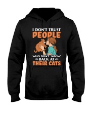 Meow back at their cats Hooded Sweatshirt tile