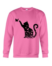 Cute black cat Crewneck Sweatshirt front