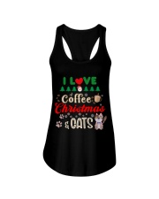 Christmas and cats Ladies Flowy Tank tile