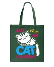 My cat is sleeping Tote Bag tile