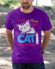 My cat is sleeping Classic T-Shirt apparel-classic-tshirt-lifestyle-front-50