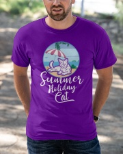 Summer holiday cat Classic T-Shirt apparel-classic-tshirt-lifestyle-front-50