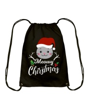 Meowy Christmas Drawstring Bag tile