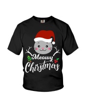 Meowy Christmas Youth T-Shirt tile