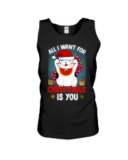 All I want for Christmas is you Unisex Tank tile