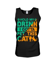 I gotta pet this cat Unisex Tank tile