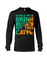 I gotta pet this cat Long Sleeve Tee tile