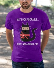 Ninja cat Classic T-Shirt apparel-classic-tshirt-lifestyle-front-50