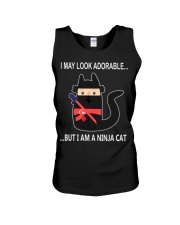 Ninja cat Unisex Tank tile