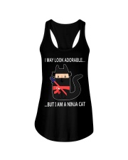 Ninja cat Ladies Flowy Tank tile