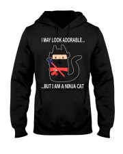 Ninja cat Hooded Sweatshirt tile