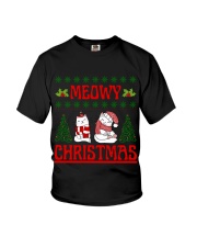 Meowy Christmas Youth T-Shirt tile