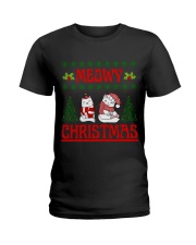 Meowy Christmas Ladies T-Shirt tile