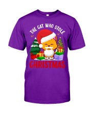 The cat who stole Christmas Classic T-Shirt front