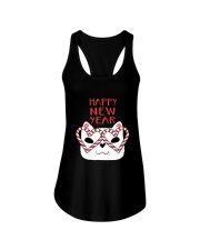 Happy new year Ladies Flowy Tank tile