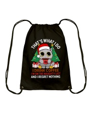 That's what I do Drawstring Bag tile