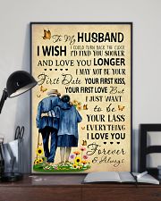 Family To My Husband I Could Turn Back The Clock 11x17 Poster lifestyle-poster-2