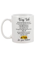 Famlily To My Wife I Will Always Be There Mug back